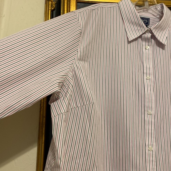 NEW Chaps Classic Women’s button down shirt. Cotton. NO IRON. Long sleeve. Sz 2X - Picture 7 of 7